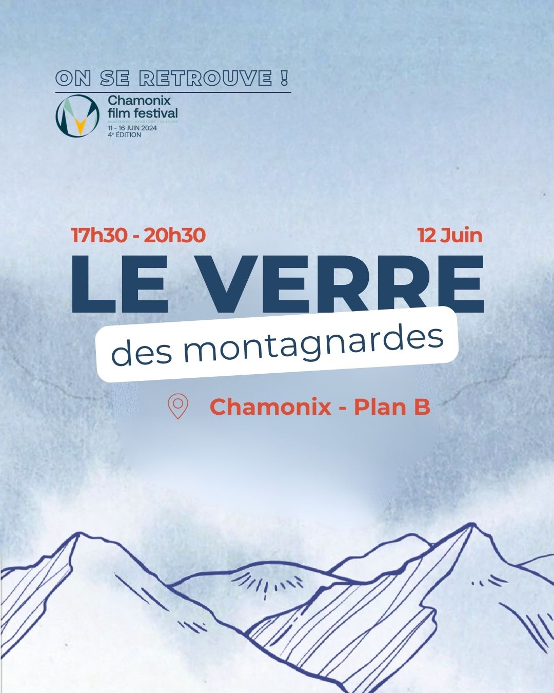 Verre des montagnardes chamonix femmes en montagne 12 juin 2024