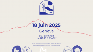 Affiche Verre des Montagnardes - 18 juin 2025 Genève